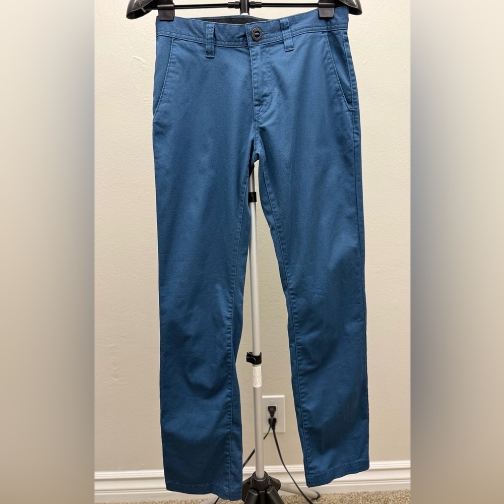 Volcom Men’s Blue Chino Pants – Size 29 – Slim/Straight Fit